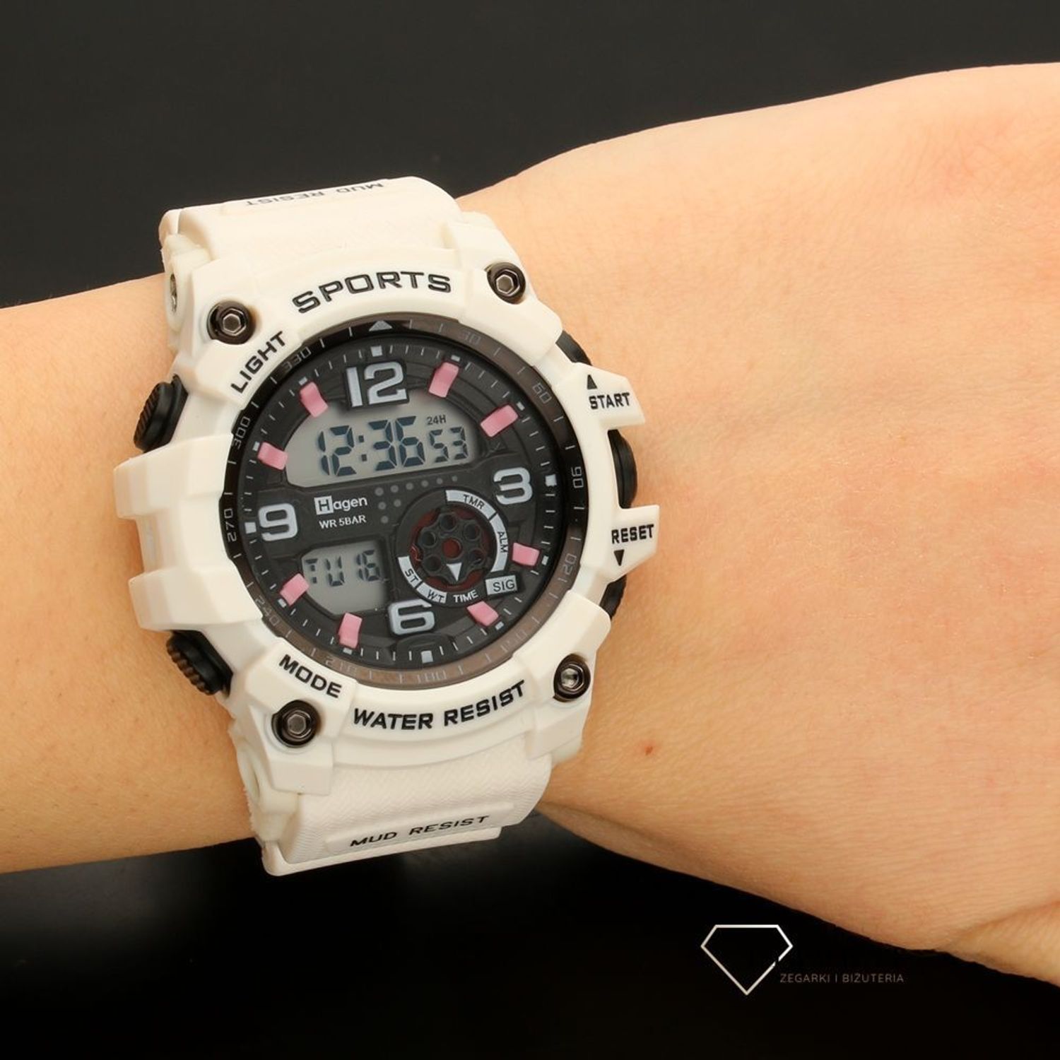 Dziecięcy zegarek Hagen HA-209L biały (1).jpg